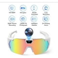 thumbnail image 4 of Wiher Smart Camera Glasses, 4k POV Sports Glasses HD Recording Video, Cycling Action Sunglasses, Wearable Audio Take a Picture Wireless Photography Shooting VCR，Suitable for Men and Women(Color), 4 of 8