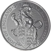 2 oz Silver Queens Beasts Coin BU (Random Designs)