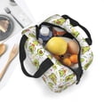 thumbnail image 5 of Yiaed Avocado Playing Music Print Insulated Lunch Bag Reusable Cute Tote Lunch Box, Leakproof Cooler Lunch Bags for Work Office Travel School Picnic, 5 of 5