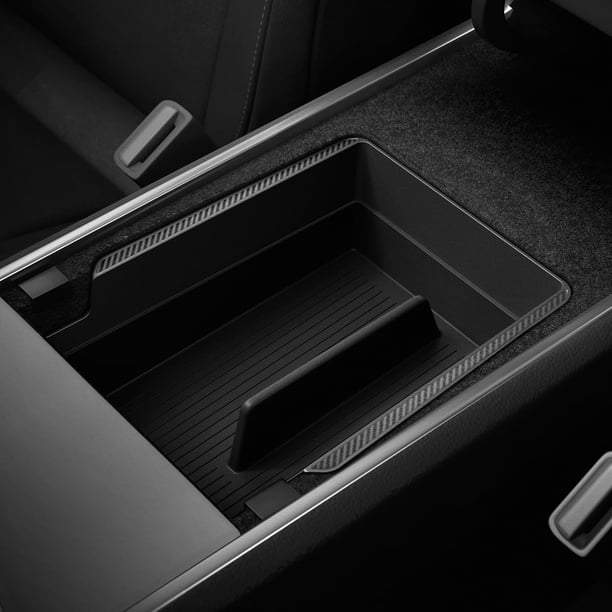 Organizador de consola con reposabrazos Spigen Carbon Tesla modelo 3/Y