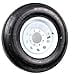 thumbnail image 2 of eCustomrim Radial Trailer Tire On White Rim ST235/80R16 Load Range E 8 Lug Modular Wheel - 6 Year Warranty w/Free Roadside, 2 of 4