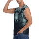 thumbnail image 3 of Balery Moody Ram Portrait Camisetas sin mangas para hombre, absorbe la humedad y protege contra el mal olor.-X-Large, 3 of 7