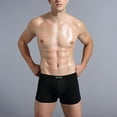 thumbnail image 6 of zeranth Men Boxers Sweat Absorption U Convex Magnetic Physiological Underwear Massage Solid Color Plus Size Men Underpants Inner Wear Clothes, 6 of 7