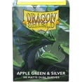 thumbnail image 2 of Dragon Shield Matte Dual Standard Size Card Sleeves 100ct - Apple Green & Silver, 2 of 7