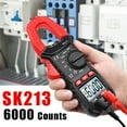 thumbnail image 2 of SK213 Digital Meter 600A Clamp Multimeter with 25mm Large Jaw Opening for Home Circuit Testing Battery Not Included, 2 of 14