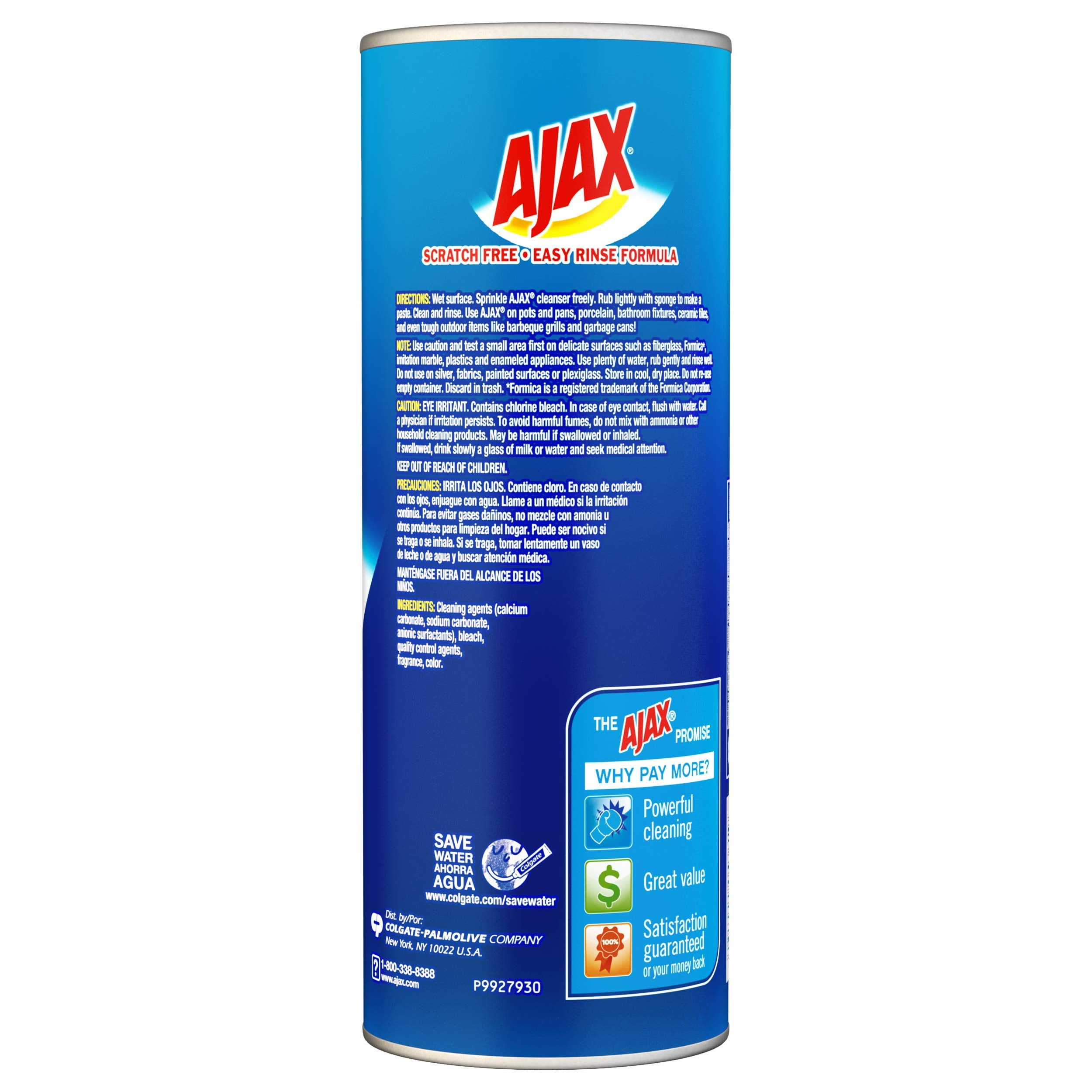 Ajax 21 oz All-Purpose Powder Cleaner with Bleach, Bathroom