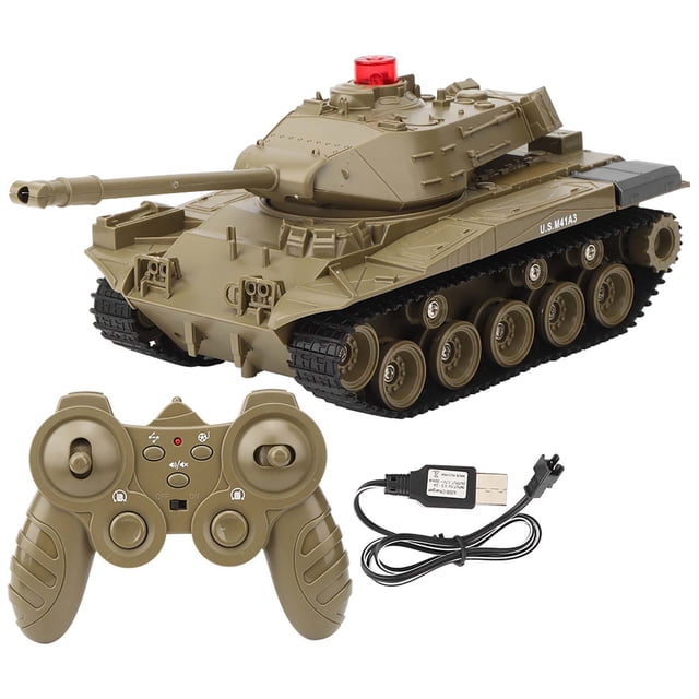 Tanque RC 1/30 Tanque de control remoto Juguete para niños Modelo de vehículo Juguete de regalo