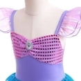 thumbnail image 6 of 【Uhome】3-10 Years Princess Mermaid Costume Ariel Dress for Grils Birthday Party Halloween Cosplay Suit, 6 of 9