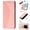 Rosegold, variant on Designed for Samsung Galaxy S25 Edge Case Slim Wallet, for Men Women Flip Folio Cover with Embossed PU Leather Kickstand Credit Card Holders Slots Phone Cover for Samsung Galaxy S25 Edge, Black