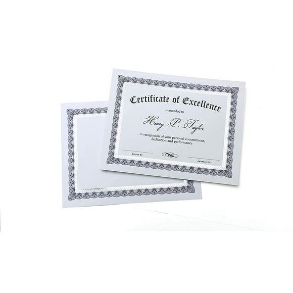 Certificats Bleu & Argent 15ct Pm