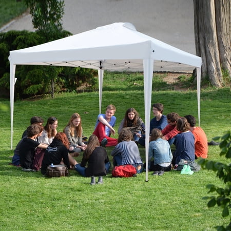 Dayplus 10' x 10' White Instant Outdoor Canopie Pop Up Gazebos Without Panels