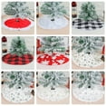 thumbnail image 6 of Zhuashum Mini Christmas Tree Skirt Desktop Christmas Tree Decoration Supplies Christmas Tree Apron Tree Decoration Atmosphere Winter Holiday New Year Xmas Decals, 6 of 6