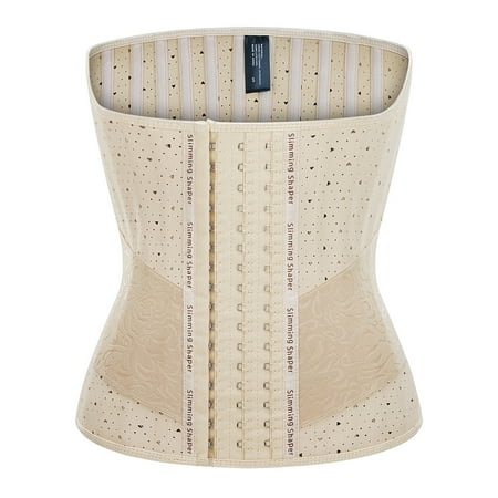 

Hollow Out Latex Waist Trainer 25 Steel Bones Women Slimming Sheath Girdles Control Belts Tummy Body Shapers Cinchers Shapewear Plus Size Shapewear