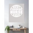 thumbnail image 2 of Cardiac Nurse Cardiologist Heartbeat Cardiology Registered Poster Wall Art, Modern Wall Decor, 12x18 UNFRAMED, 2 of 3