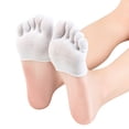 thumbnail image 2 of Women Invisible Yoga Sport Non Slip Toe Socks Half Grip Heel Five Finger Socks, 2 of 3
