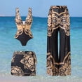thumbnail image 2 of Maillot de Bain pour Femme à Imprimé Floral, Encolure Carrée, Confortable et Extensible, Été, Plage, 2 of 6