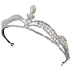 thumbnail image 4 of KAKOWELY Diadema de corona de novia, diadema de boda, corona de diamantes de imitación, corona de perlas artificiales, 4 of 5