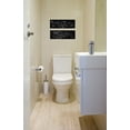 thumbnail image 3 of Classic Black and White Powder Room and Salle De Bain Adult Decor; 2 - 18" x 6" Unframed Prints, 3 of 4