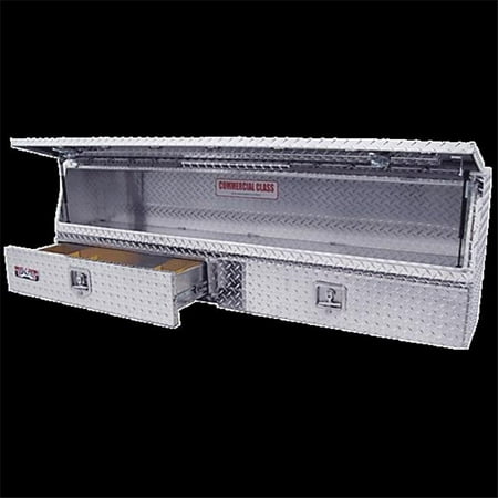 Brute Tool Boxes Black Textured 96 In Flat Stake Bed Truck