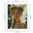 thumbnail image 2 of Paint By Numbers Kit for Adults Beginner - Fairy Garden Wings Flower Crown DIY Canvas Painting Kits for Adults, Frameless Paint By Number for Adults for Home Wall Decor 16x20 Inch, 2 of 7