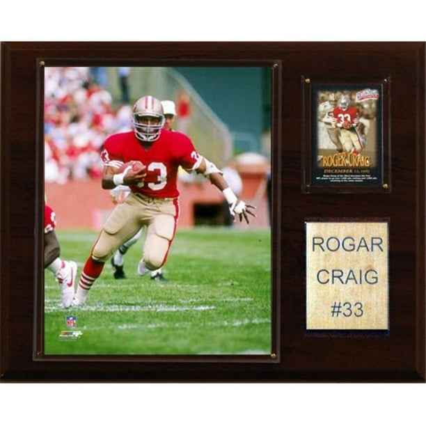 C & I Collectables 1215RCRAIG NFL Craig San Francisco 49ers Player Plaque