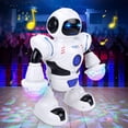 thumbnail image 4 of Bewildely Robot electrónico de baile Musical para niños que camina Musical colorido juguete de Robot para niños Videojuegos portátiles, 4 of 6
