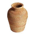 thumbnail image 1 of Hand Woven Rattan Flower Basket Vase Ornaments Plant Container Dried Flower Vase, 1 of 8