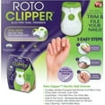 thumbnail image 2 of Roto Clipper Electric Nail Trimmer Dual Sided Battery Powered Cordless, 2 of 5