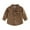 Brown, variant on SYNPOS Toddler Baby Boy Denim Pocket Button Down Long Sleeve Shirt Jean Jacket Fall Clothes 18 Months- 6 Years