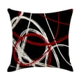 thumbnail image 1 of Funda de almohada con estampado abstracto geométrico Funda de almohada de lino Funda de cojín para sofá Wmkox117yii hfskjfh110, 1 of 1