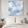 thumbnail image 4 of Wall Art Painting on Canvas, Cloud Gradient Natural Landscape Scenery Canvas Art Home Prints Wall Art Framed Modern Artwork for Living Room Bedroom Wall Decor 16x16in, 4 of 9