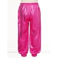 thumbnail image 4 of iEFiEL Kids Girls Shiny Dots Dance Pants for Hip-hop Jazz Stage Performance Competition Hot Pink 3-4, 4 of 7