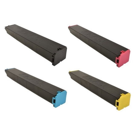 PrinterDash Compatible Replacement for SHPMX-60NTBCMY - MultiColor Combo Pack price history on PriceWatchPro