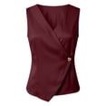 thumbnail image 3 of Tank Top Women Sleeveless V Neck Fitted Basic Tops Spring Clothes Vacation Outfits, 3 of 4