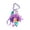 #A02-Purple, variant on Halloween Clown Plush Keychain Cute Curly Hair Doll Keyring Kawaii Bag Charm Backpack Accessory Y2K Aesthetic Gift for Women Girls Students
