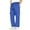 Blue, variant on Men Casual Trousers High Waist Drawstring With Multi-Pockets Long Pants Cargo Drawstring Pant Fit Suait Lounge Trousers Big and Tall Work Pants