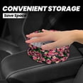 thumbnail image 4 of Wukai Trendy Floral Print Car Trash Can - Easy to Clean Hanging Garbage Bin - Removable Liner - Leak-Car Garbage Can - Waterproof Trash Can for Car and SUV, 4 of 7
