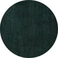 thumbnail image 1 of Ahgly Company Indoor Round Abstract Light Blue Modern Area Rugs, 5' Round, 1 of 4