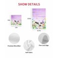 thumbnail image 7 of Purple Easter Kitchen Dish Towels for Drying Dishes Set of 4, Spring Botanical Floral Rabbit Butterfly Waffle Weave Microfiber Hand Tea Bathroom Towels Quick Dry & Absorbent Towel 12x12, 7 of 7