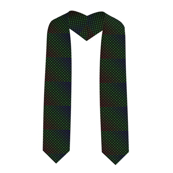 Logiee Poker Shapes Print Unisex Adult Graduation Stole Shawl 72" Long for Academic Commencements Shawl-Sharp Corner