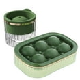 thumbnail image 4 of Jesscasday Round Ice Cube Tray with Lid Easy-Release Ball Box Hockey Ice Balls Kitchen Tool, 4 of 17