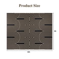 thumbnail image 6 of LOKHOM 8'x10' Faux Jute Outdoor Rugs, Geometric Area Rug for Living Room, Washable Non Slip Indoor Outdoor Carpet for Patio Backyard Bedroom, Black Brown, 6 of 9