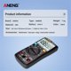 thumbnail image 5 of Kenally Multímetro ANENG AN8008, probador de pantalla Digital de rango automático, Detector de ciclo de trabajo de frecuencia de resistencia, indicador Medidores de medidas dimensionales Negro Kenally TO001487-02B, 5 of 6