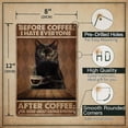 thumbnail image 2 of Letrero de metal YOYI ART con forma de gato y gatito vintage, 20 x 30 cm, 2 of 7