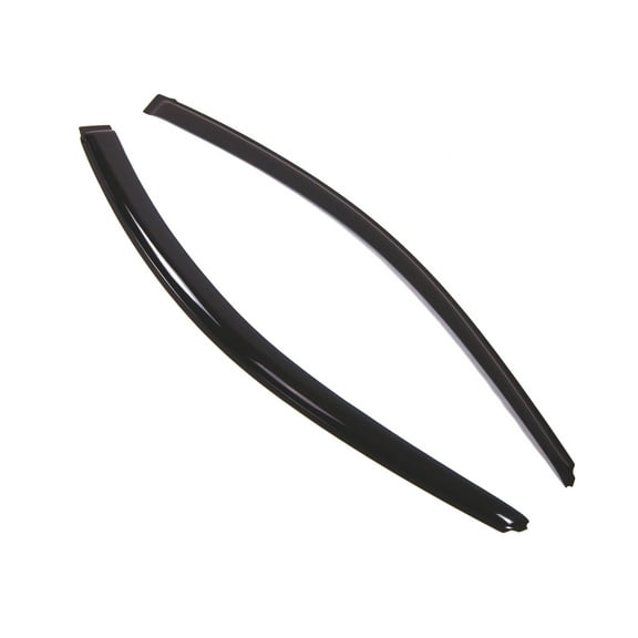 Tuningpros WD2-560 Outside Mount Window Visor Deflector Rain Guard Dark Smoke 2 Pcs Set For 2002-2006 Acura RSX