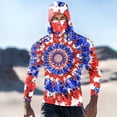 thumbnail image 1 of Viluyesy Mens Sun Shirt UV Protection with Face Mask, Printed Quick Dry Breathable Rash Guard Long Sleeve Shirt A Multicolor XL, 1 of 6