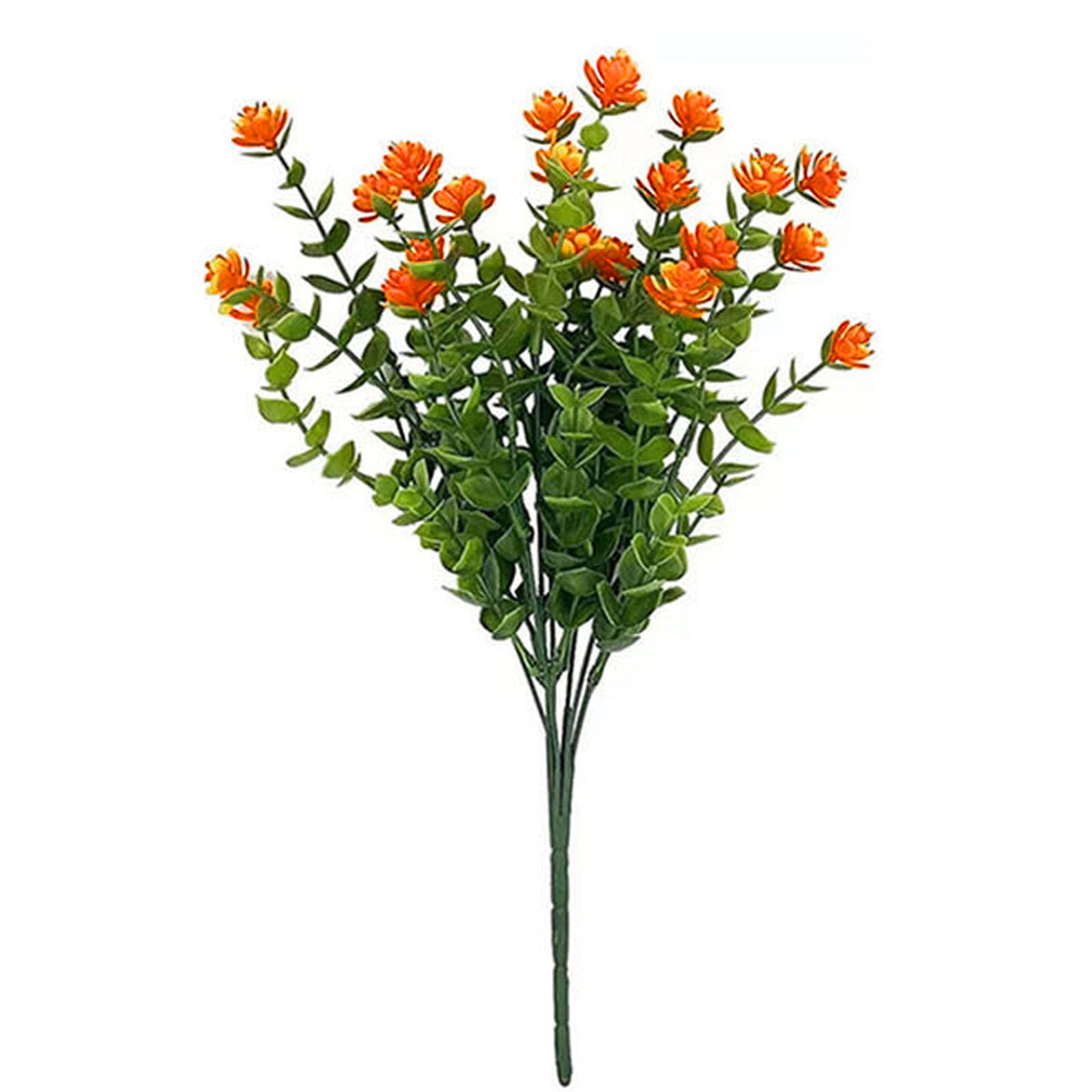 Artificial Flowers Outdoor Fake Flowers,UV Resistant Faux Flowers