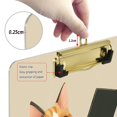 thumbnail image 3 of Acrylic Writing Board Silver12.5*9 Inch Clipboards Transparent Acrylic Material Suitable For Office Classroom Teachers Fashion Bloggers Stationery Enthusiasts Look Flat Cat, 3 of 9
