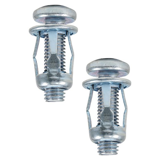 2Pcs Expansion Screw Petal Nut M6 Jack Jack With Screws For Installation License Plates Hollow Wall Skin Line Fixing Clip