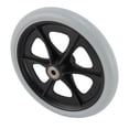 thumbnail image 1 of Reemplazo De Ruedas Para Sillas De Ruedas, Ruedas Sólidas De PU Gris Para Sillas De Ruedas Fuerte Capacidad De Carga Resistente Al Desgaste Fácil De Instalar Para Personas, 1 of 7